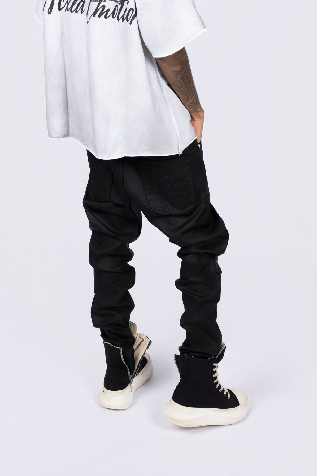 ‘Blackout’ Wax Denim