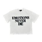 White ‘End’ Rhinestone Tee