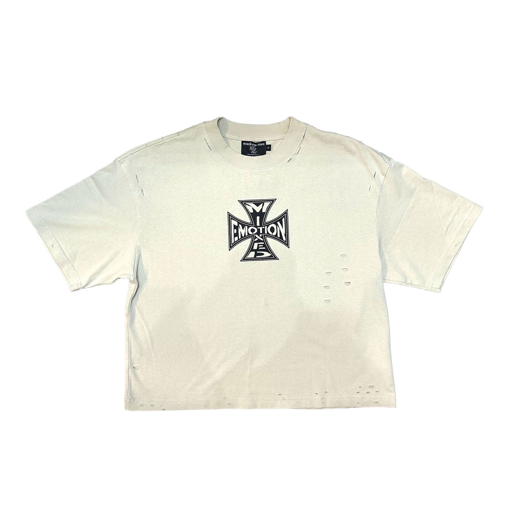 Cream ‘Classic’ Tee Boxy Fit